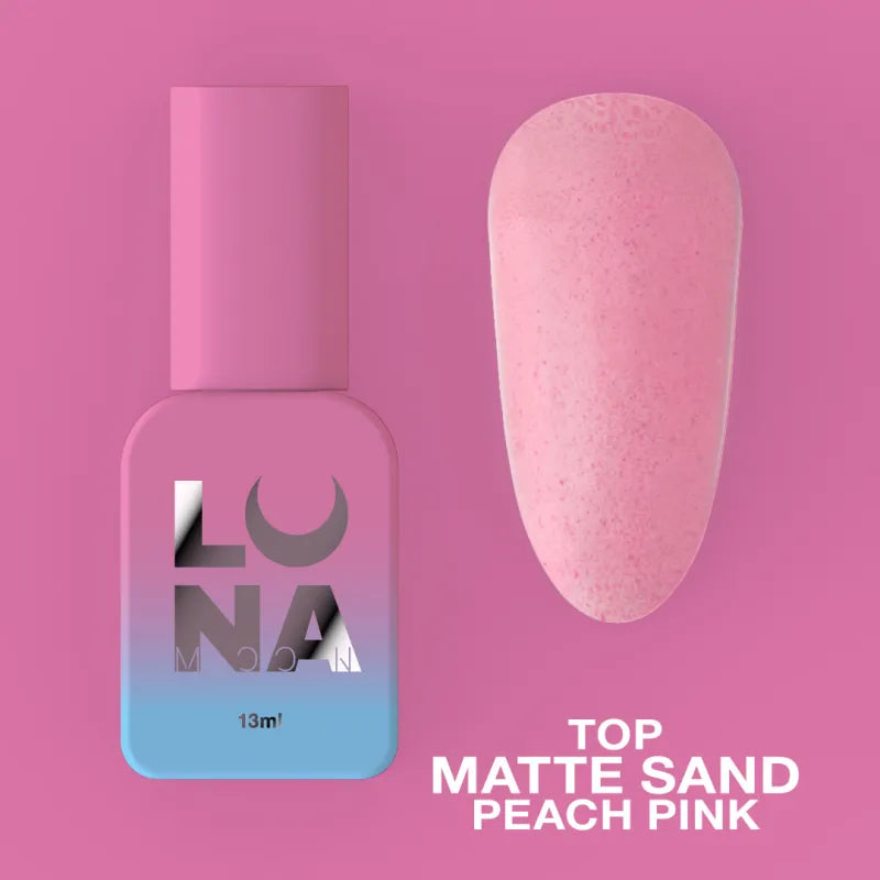 Top Coat Mate Sand Peach Pink LUNAmoon 13 ml