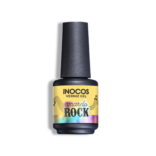Inocos Esmalte Gel Festival Verão Amarelo Rock, 15ml
