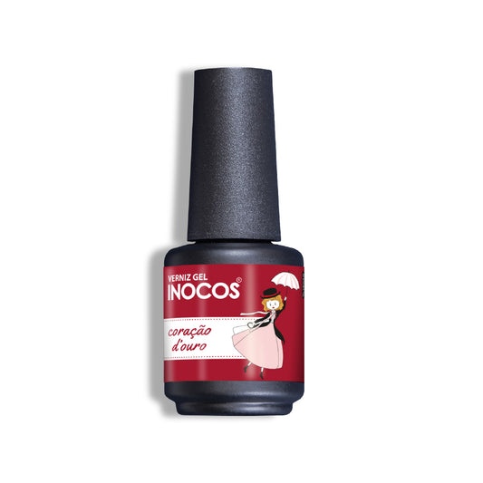 Inocos Esmalte Gel Coração D´ Ouro, 15ml Gp214