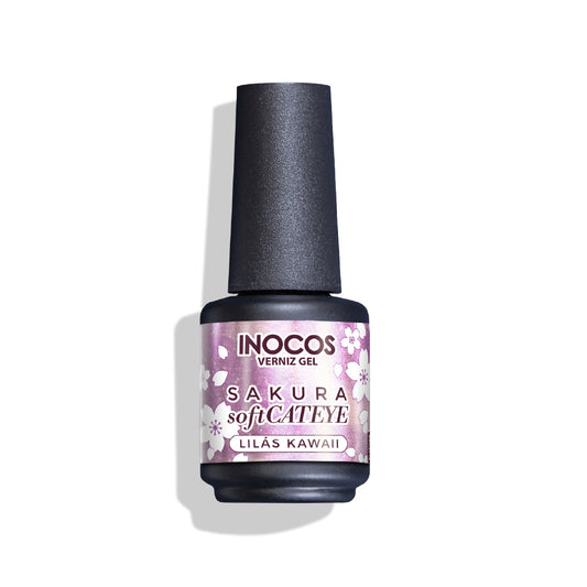 Inocos Esmalte Gel Soft Cateye Lilás Kawai, 15ml