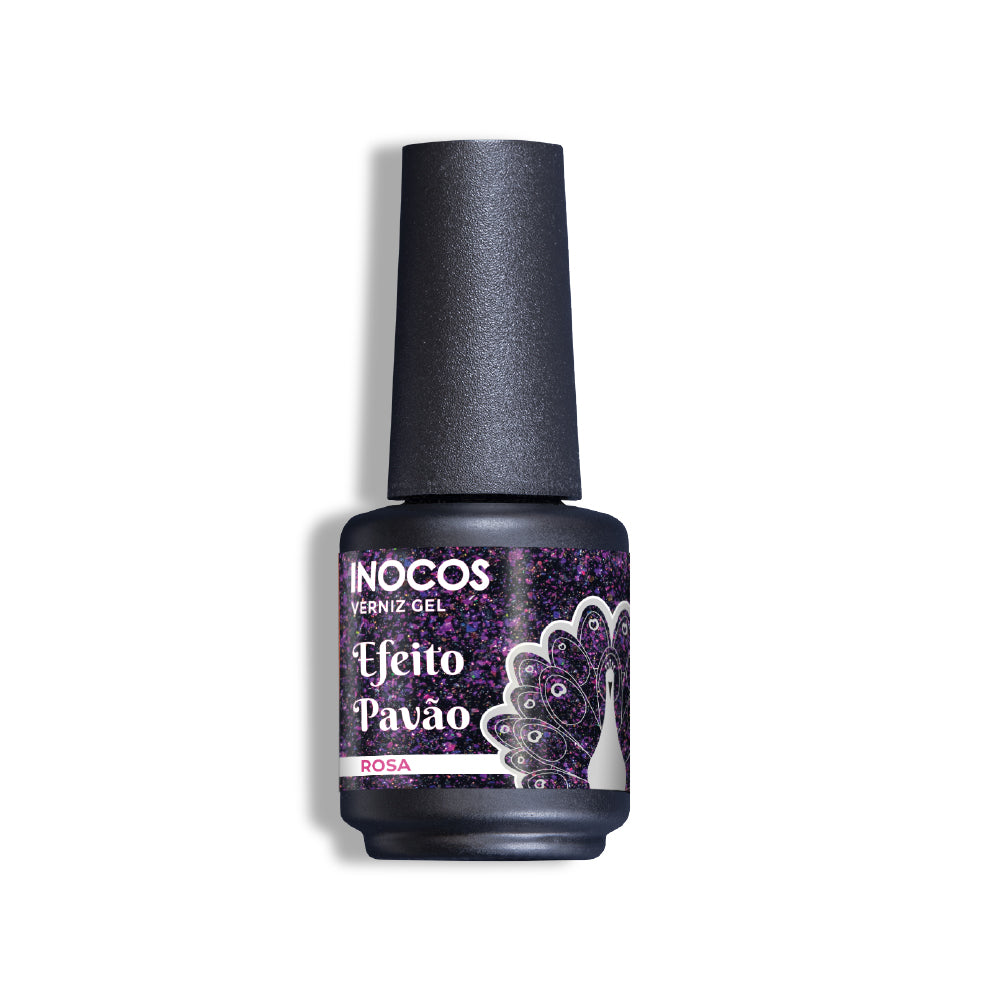 Inocos Esmalte Gel Pavão Rosa, 15ml