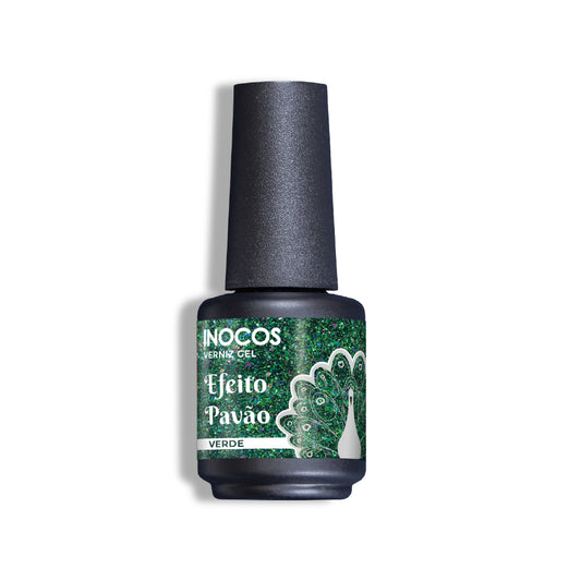 Inocos Esmalte Gel Pavão Verde, 15ml