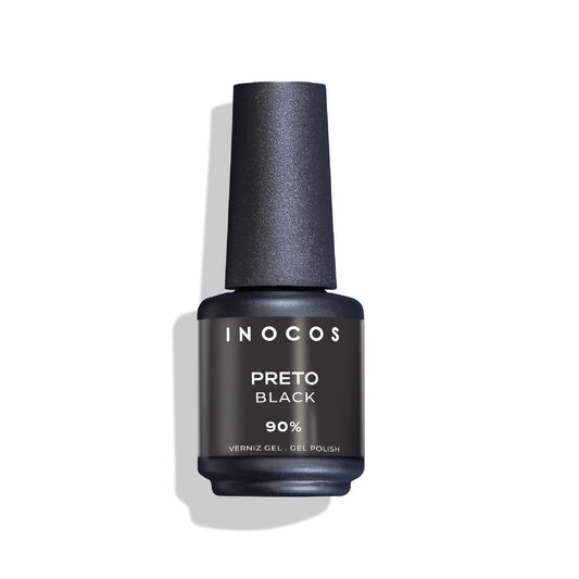 Inocos Esmalte Gel Ym6 Preto 90%, 15ml